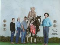 Top Arrow August 2005, Zone 10 Paintorama. Winner of Open and Am. Barrels and Pole Bending
Sire: OCP Easter Bunny
Dam: Keota